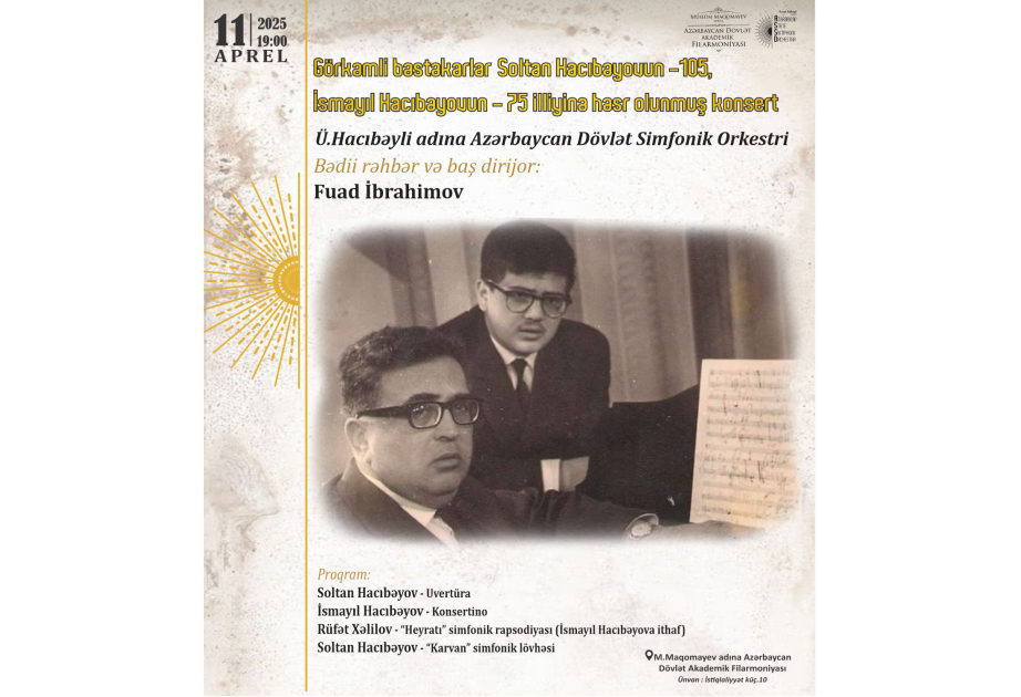 Dövlət Akademik Filarmoniyasında silsilə konsertlər keçiriləcək