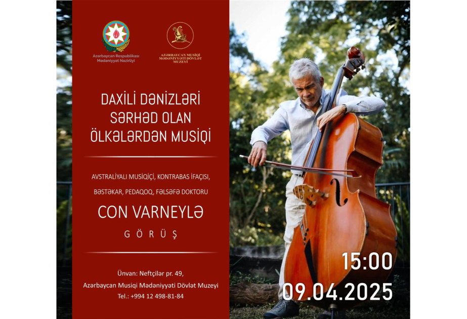 Bakıda avstraliyalı musiqiçi Con Varneylə görüş təşkil olunacaq