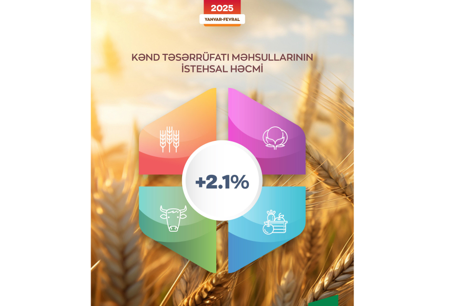 Bu il istehsal olunan kənd təsərrüfatı məhsullarının 95 faizi heyvandarlığın payına düşüb