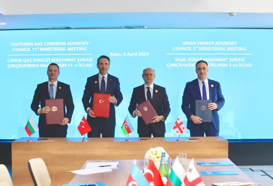 Azerbaijan, Georgia, Türkiye and Bulgaria sign Memorandum of Understanding on Green Energy Corridor