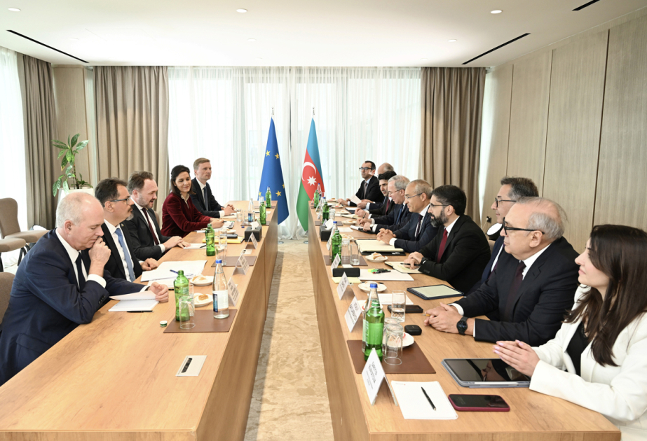 Avropa İttifaqı ilə energetika sahəsində əməkdaşlığın genişləndirilməsi müzakirə olunub