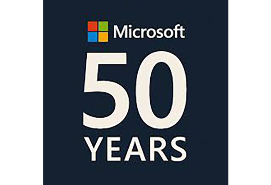 Сегодня Microsoft исполнилось 50 лет