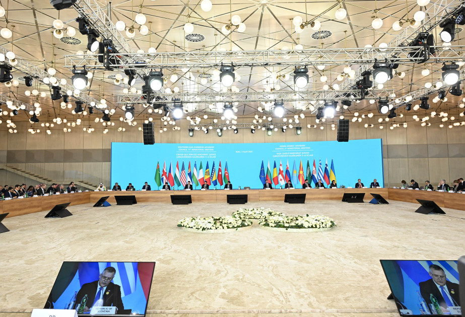 11th Southern Gas Corridor Advisory Council Ministerial Meeting and 3rd Green Energy Advisory Council Ministerial Meeting feature plenary sessions VIDEO