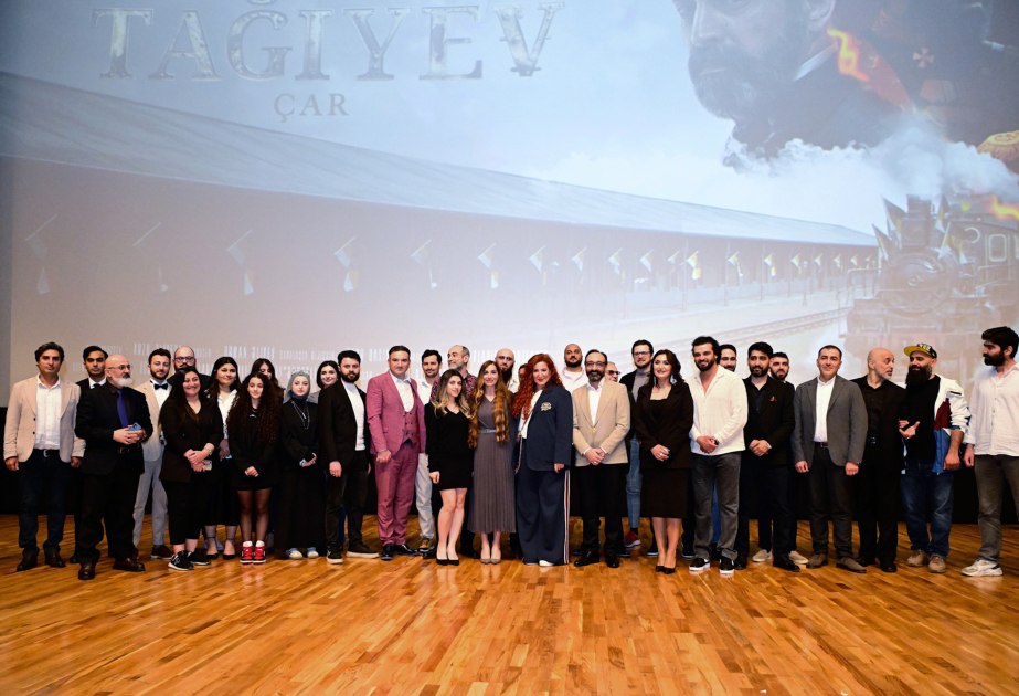 La ceremonia de presentación del largometraje "Taghiyev: Zar" se celebró en el Centro de Cine Nizami
