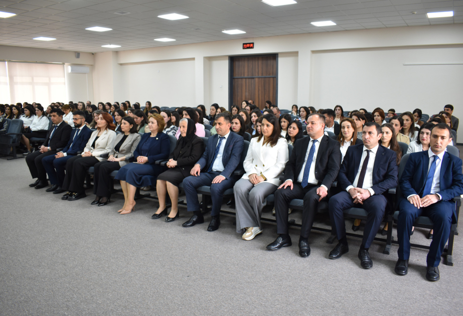 Şəkidə “Çağdaş təhsildə təşkilatlanma: Yeni nəsil tərbiyəsi” mövzusunda forum keçirilib
