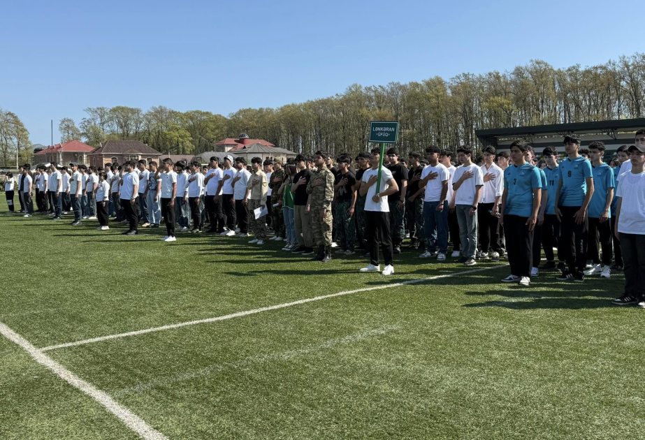 Lənkəranda “Şahin” hərbi-idman oyunlarının rayon birinciliyi keçirilib