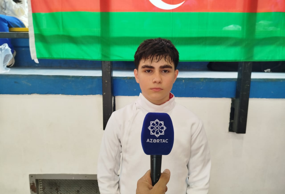 Bürünc qazanan qılıncoynadan: Bu cür yarışlarda medal qazanmaq mənim üçün çox önəmlidir