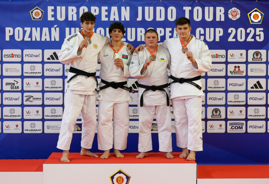 Azerbaijani judokas claim seven medals in Poznan Junior European Cup 2025