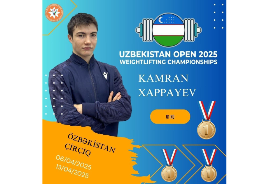 Azərbaycanın yeniyetmə ağırlıqqaldıranı Özbəkistandakı turnirin qalibi olub