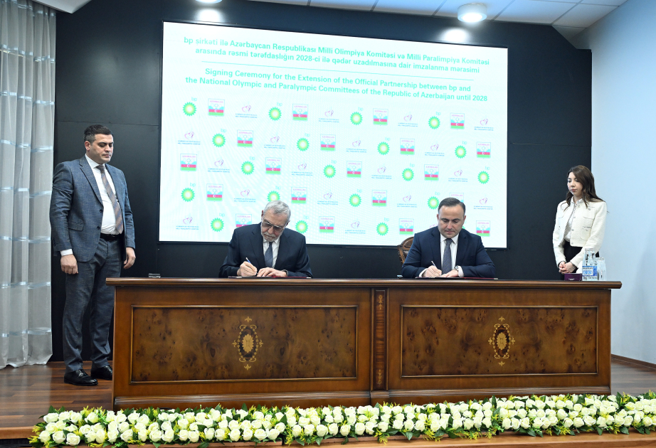 bp şirkəti ilə Milli Olimpiya və Paralimpiya komitələri arasında tərəfdaşlıq sazişinin müddəti uzadılıb VİDEO