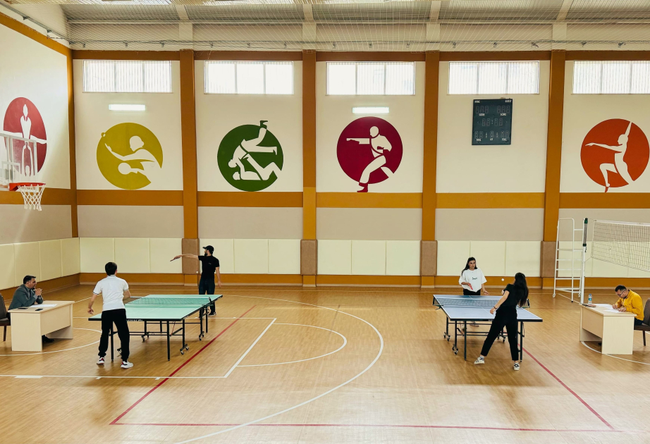 Naxçıvanda stolüstü tennis birinciliyi keçirilib