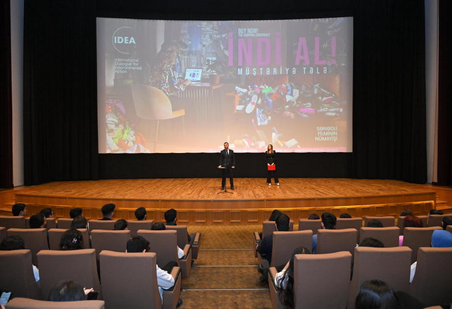 Un film documentaire projeté au Centre de cinéma Nizami à l'initiative de Leyla Aliyeva