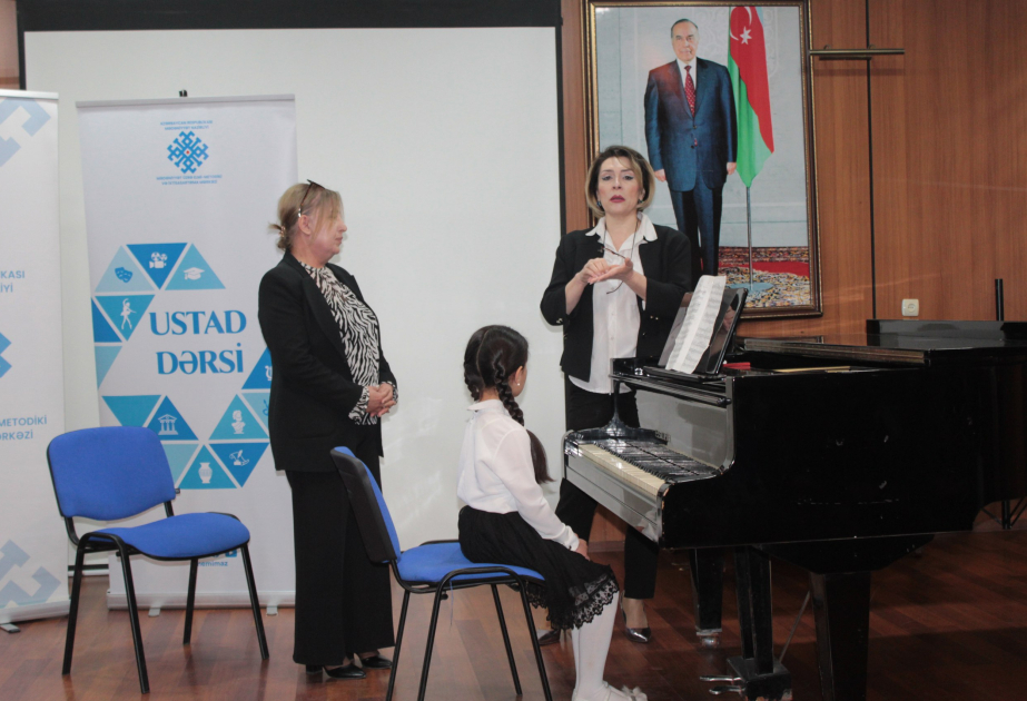Gəncədə fortepiano və vokal ixtisasları üzrə ustad dərsləri təşkil olunub