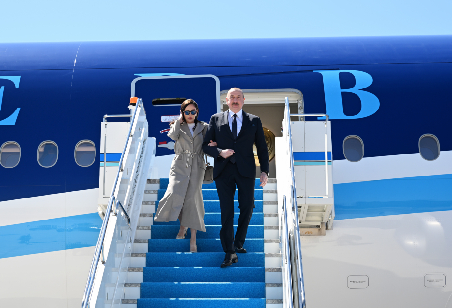 President of Azerbaijan Ilham Aliyev arrived in Türkiye for working visit VIDEO