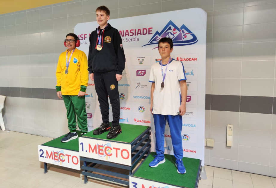 Gimnaziada: Azərbaycan paraüzgüçüsü bürünc medal qazanıb