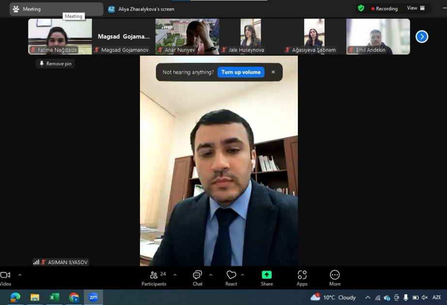 BDU və Satbayev adına Qazax Milli Tədqiqat Texniki Universiteti birgə təlim keçirib