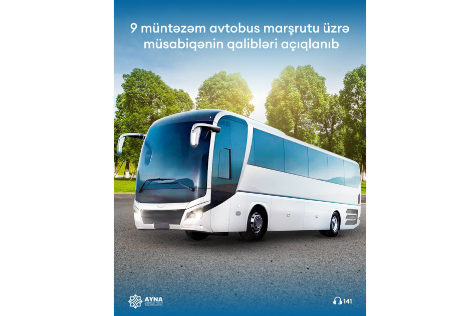 Daha bir neçə avtobus marşrutu üzrə keçirilən müsabiqənin qalibləri açıqlanıb