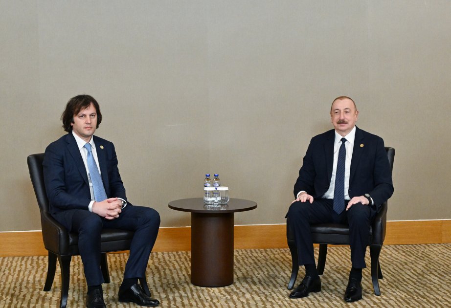 Präsident Ilham Aliyev trifft georgischen Premierminister in Antalya AKTUALISIERT VIDEO