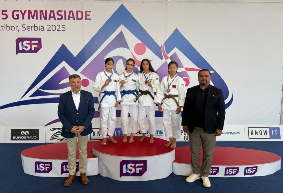 Gimnaziada: Azərbaycan cüdoçuları ilk gündə 4 medal qazanıblar