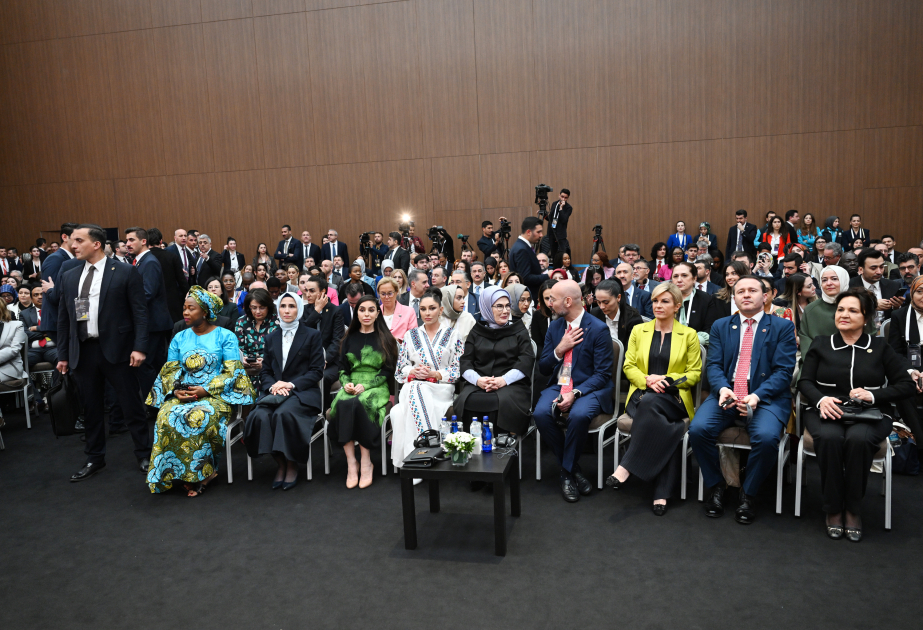 Azerbaijan's First Lady Mehriban Aliyeva attended panel session at Antalya Diplomacy Forum VIDEO
