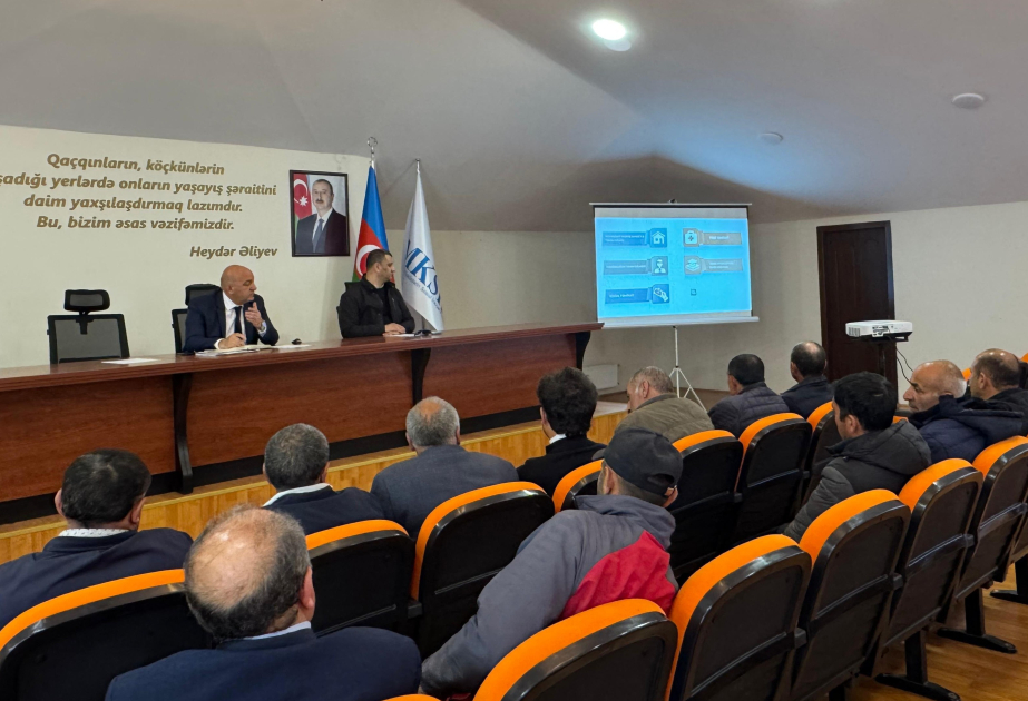 Ağdərənin Həsənriz kəndinin sakinləri mina təhlükəsi ilə bağlı maarifləndirilib