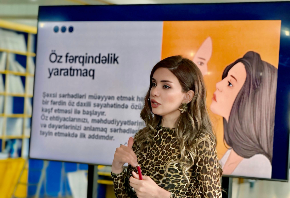BDU-da “Sərhədlərinlə yeni sən” adlı təlim keçirilib