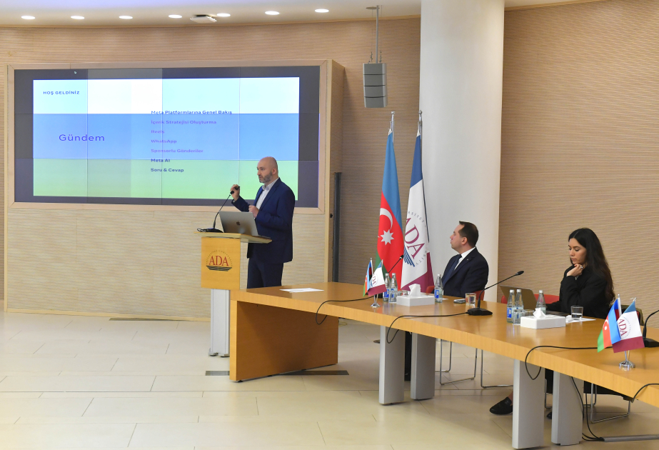 “Meta” şirkətinin nümayəndələri tərəfindən bir sıra dövlət qurumlarının əməkdaşlarına təlim keçirilib