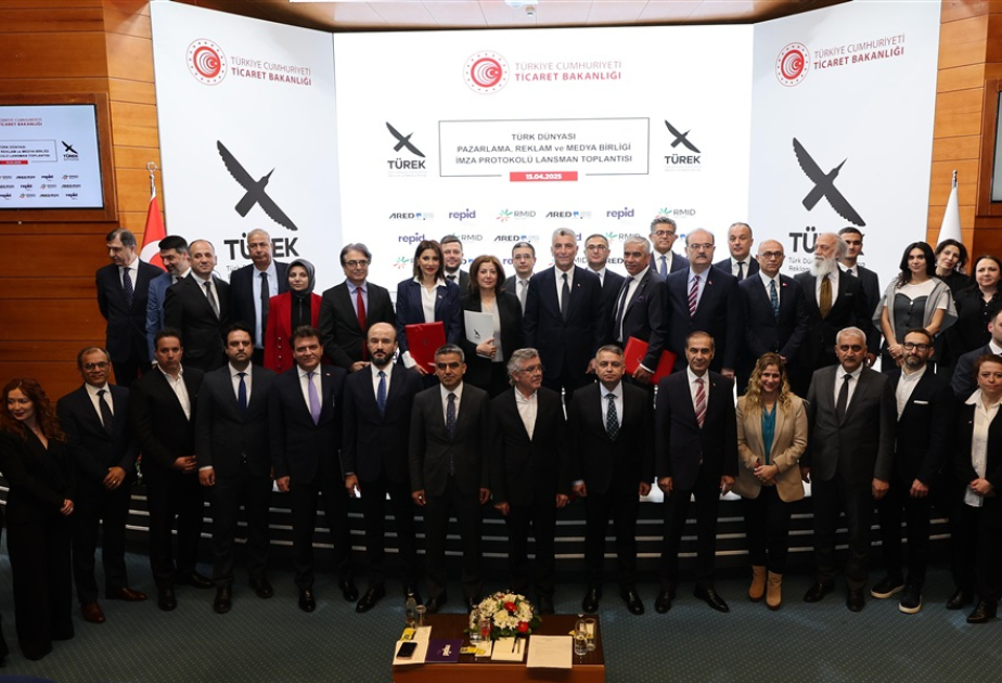 Ankarada Türk Dünyası Marketinq, Reklam və Media Birliyinin təqdimatı olub