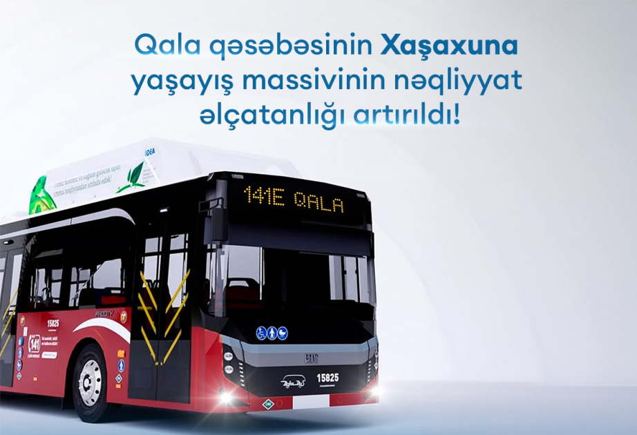 141E nömrəli müntəzəm marşrutun hərəkət sxemi 4 kilometr uzadılıb