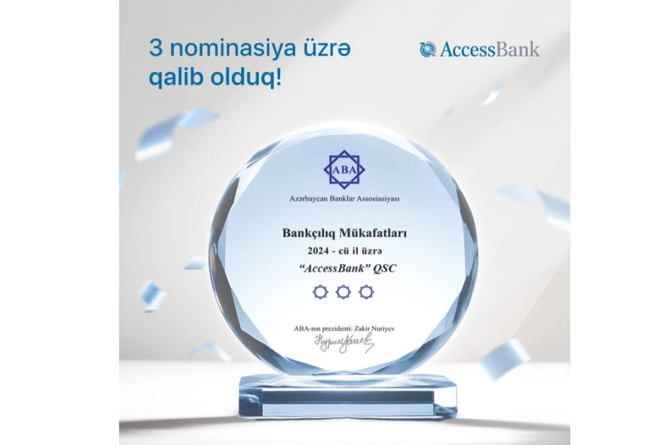 ® "AccessBank" üç nominasiya üzrə qalib olub