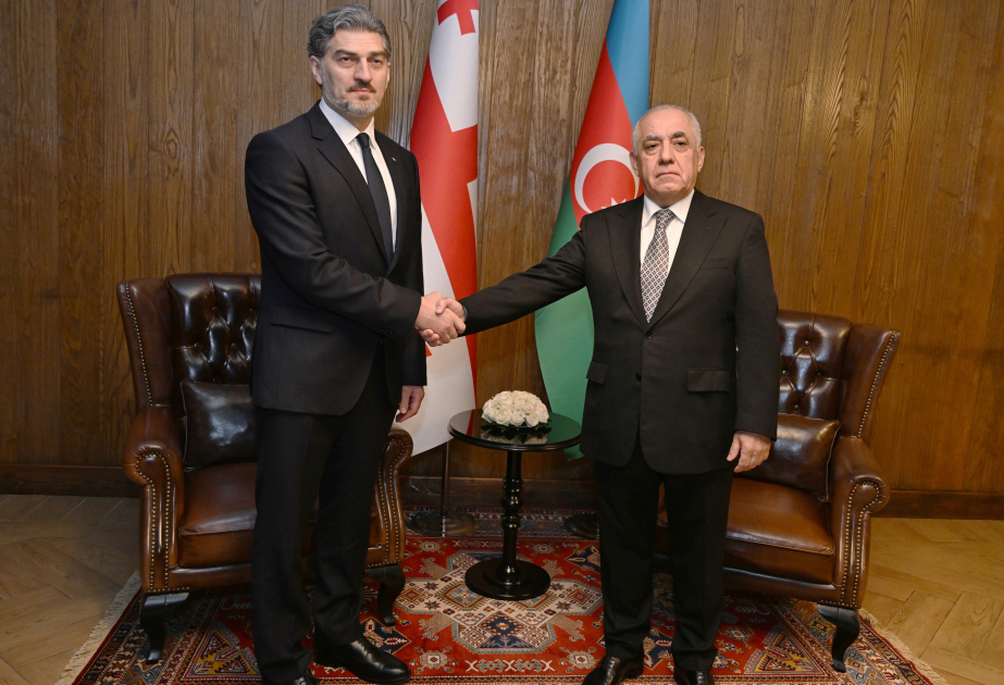 Prime Minister Ali Asadov meets with Georgian President Mikheil Kavelashvili