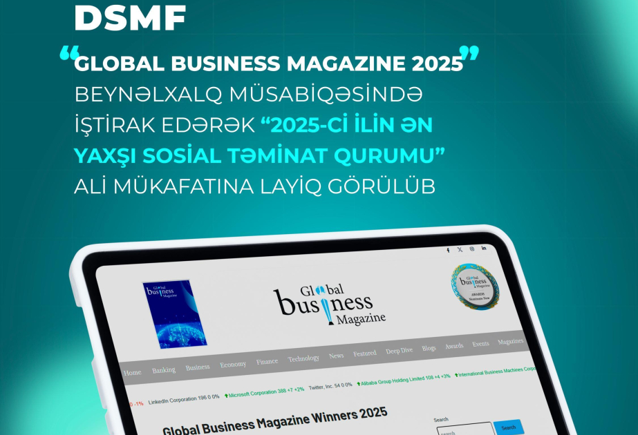 DSMF daha bir beynəlxalq müsabiqədə ali mükafata layiq görülüb