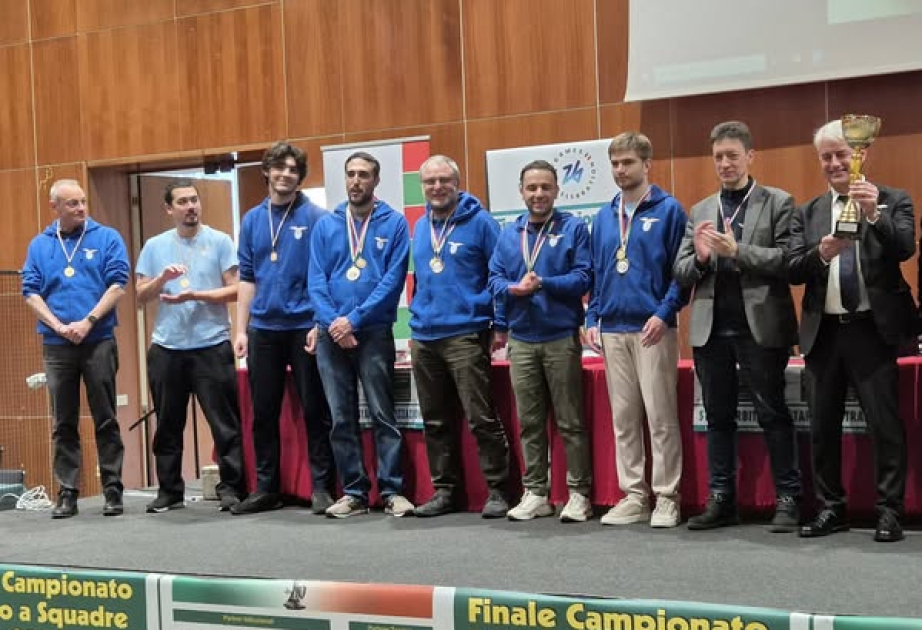 Команда азербайджанского шахматиста стала чемпионом Италии