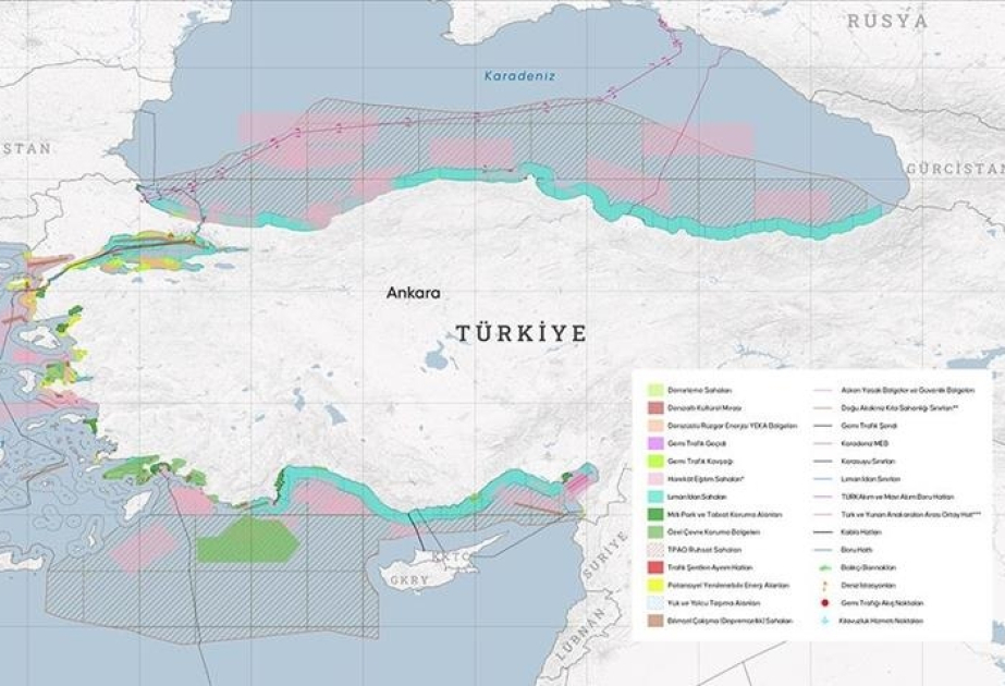 La première étude sur la planification spatiale marine de la Türkiye a été publiée