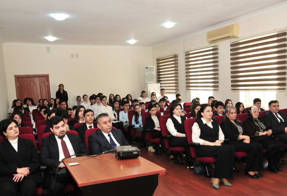 Abşeronda Qərbi Azərbaycan həqiqətləri mövzusunda gənclərlə görüş keçirilib