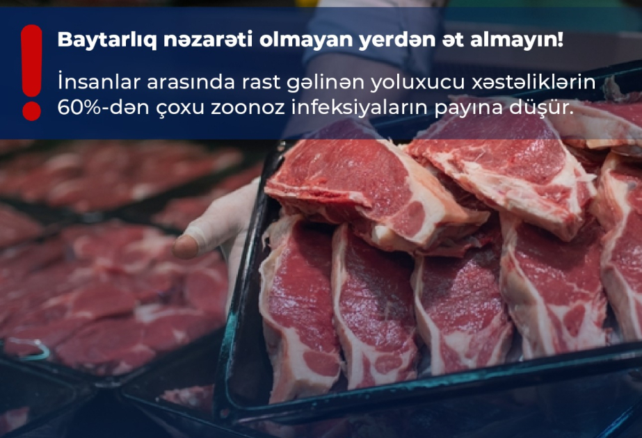 AQTA: Baytarlıq nəzarəti olmayan yerdən ət almayın