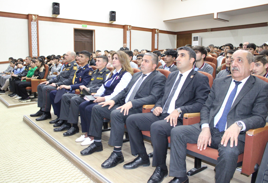 Şahbuzda Milli Müdafiə Universitetinin təhsil müəssisələrinə qəbulun təşviqi ilə bağlı görüş keçirilib VİDEO