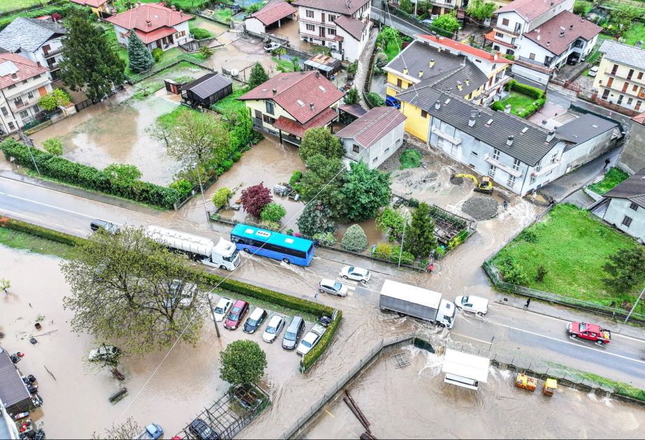Heftiger Regen im Norden Italiens