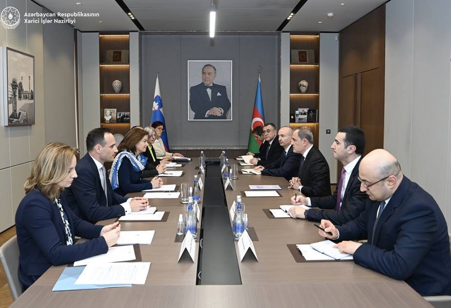 Les chefs de la diplomatie azerbaïdjanaise et slovène discutent de la coopération dans divers domaines