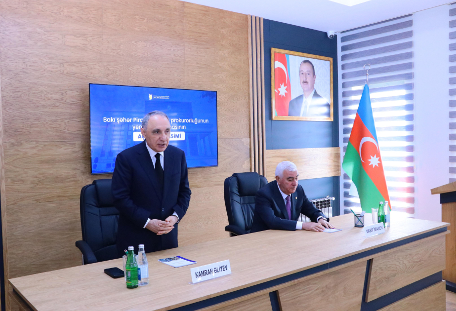 Pirallahı Rayon Prokurorluğunun yeni inzibati binası istifadəyə verilib VİDEO