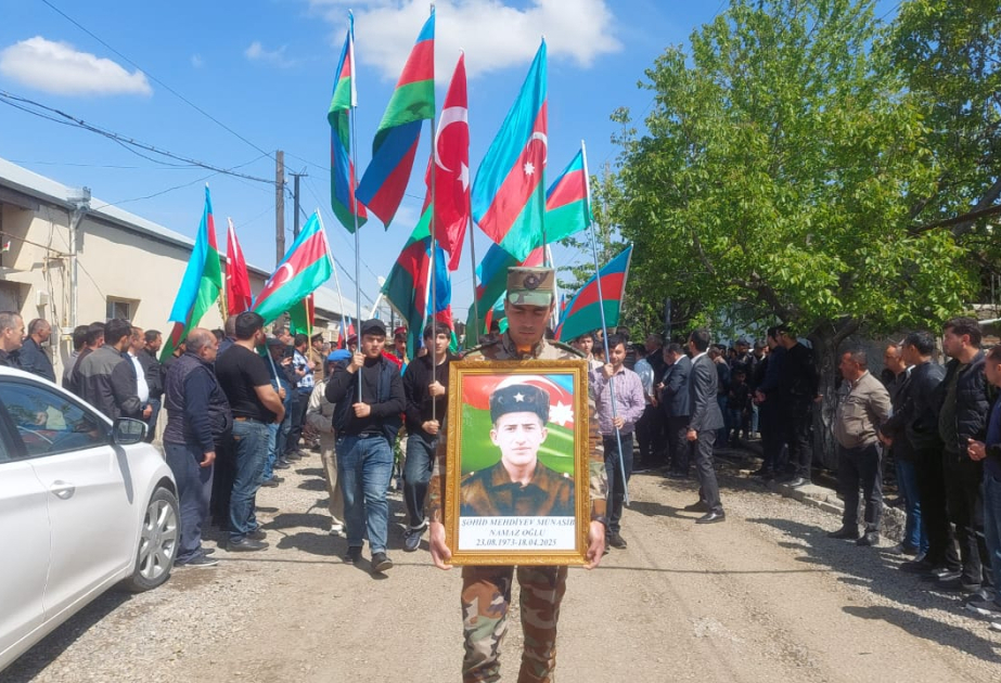 В Самухе преданы земле останки считавшегося пропавшим без вести в Первой Карабахской войне шехида Мунасиба Мехдиева ВИДЕО