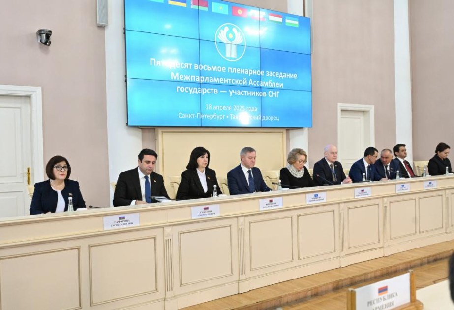 Milli Məclisin sədri MDB PA-nın Şura və 58-ci plenar iclaslarında iştirak edib
