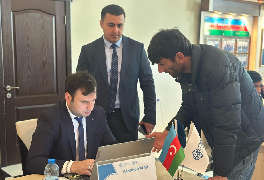İmişlidə keçirilən əmək yarmarkasında 150-ə yaxın vakansiya təqdim olunub