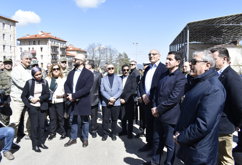 Members of diplomatic corps accredited to Azerbaijan tour city of Shusha