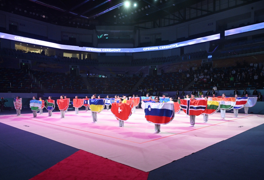Cérémonie d’ouverture de la Coupe du monde de gymnastique rythmique