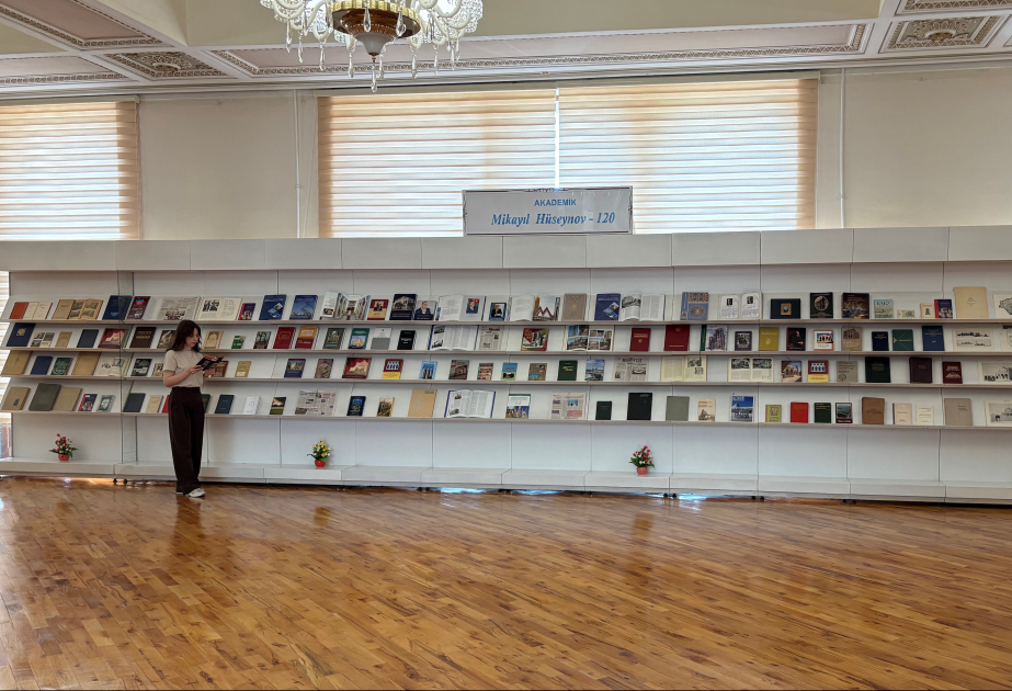 Milli Kitabxanada “Akademik Mikayıl Hüseynov – 120” adlı kitab sərgisi açılıb