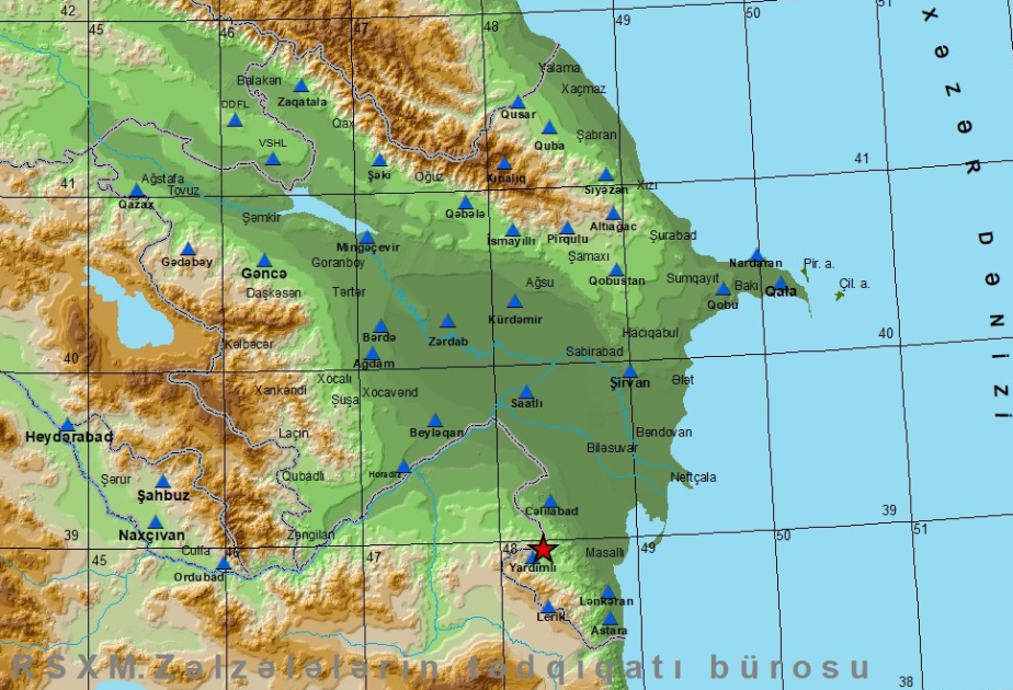 Se produjo un sismo en el distrito de Yardimli