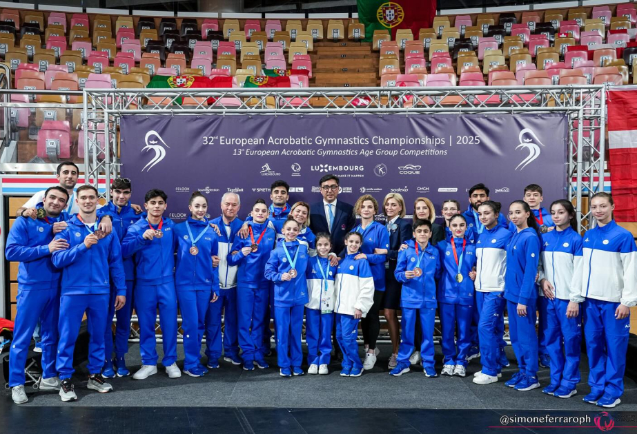 El acróbata azerbaiyano, campeón de Europa, recibe un premio especial en Luxemburgo