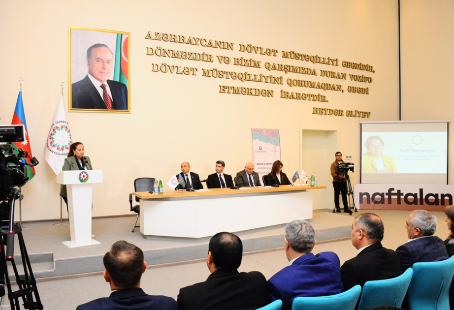Naftalanda “Qərbi Azərbaycan: Tarixin sınaqları, müasir çağırışlar” mövzusunda tədbir keçirilib