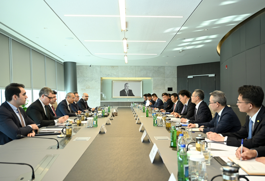 “PowerChina Group” şirkəti ilə bərpaolunan enerji sahəsində layihələrin həyata keçirilməsi müzakirə olunub